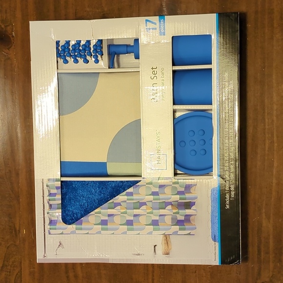 Bath Set, 17 Pieces by Mainstays - Picture 2 of 13
